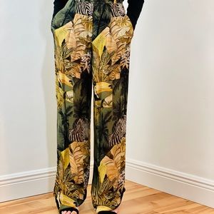 Vintage Alberto Makali Parrot Jungle Pants